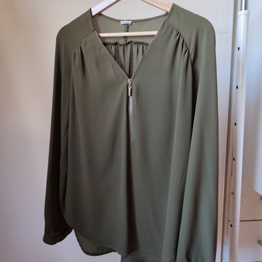 Blusa verde Pimkie