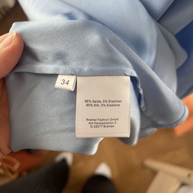 Camicia oversize azzurro chiaro