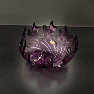 Italienische mundgeblasene Murano Glas Schale