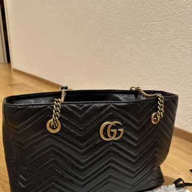 Gucci Tote aus Leder "GG Marmont"