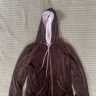 Y2K Vintage wendbarer Zip Hoodie