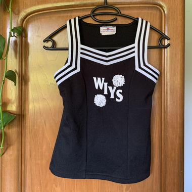 Top vintage cheerleader USA sportivo e valorizzante