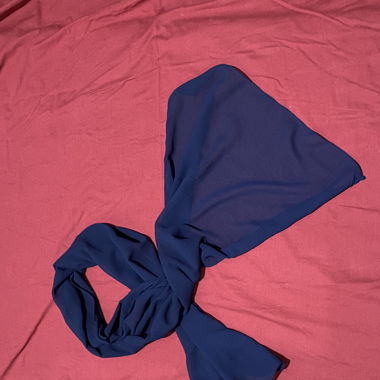 Blue scarf