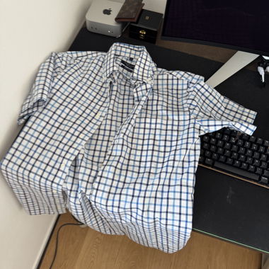 Andrew James Check Shirt - Size 39 (M)