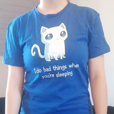 T-shirt phosphorescent