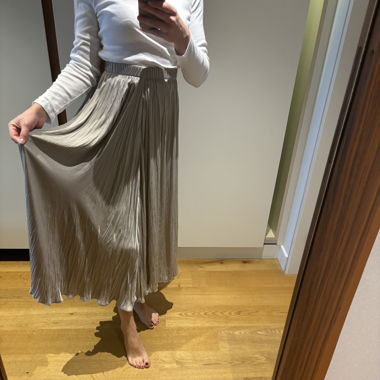 Zara Plissee Rock