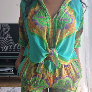 Set Zara a due pezzi stile orientale