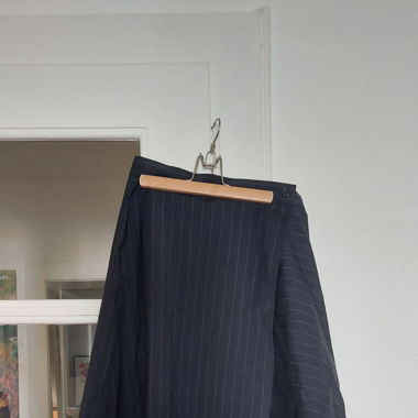 Asymetrical stripped skirt