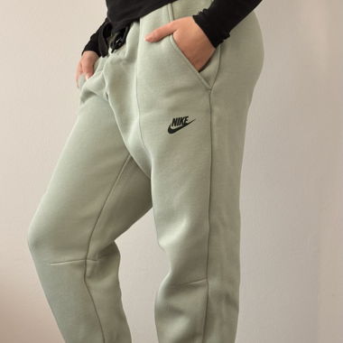 Nike light green joggers size M