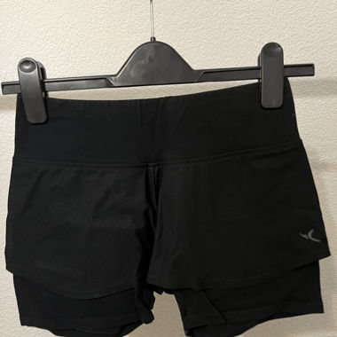 Short de sport noir, taille XS - État neuf!