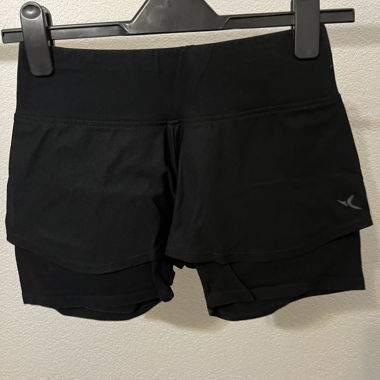 Short de sport noir, taille XS - État neuf!