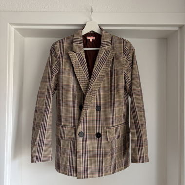 Blazer à carreaux
