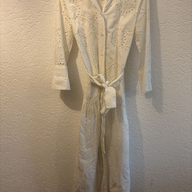 Robe-chemise blanche Zara