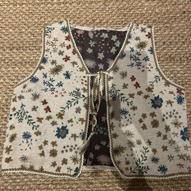 Embroidered vest