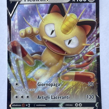 Meowth V Pokemon Card