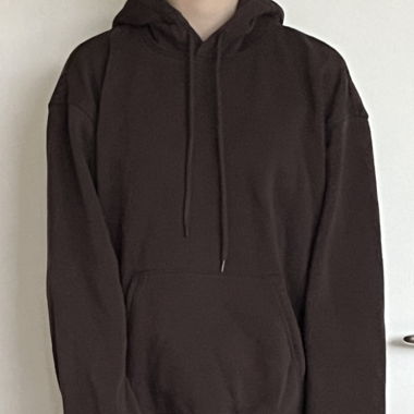brown h&m hoodie
