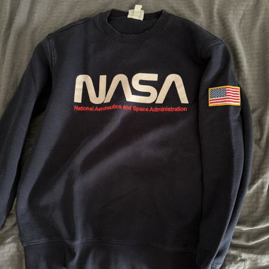 Felpa NASA blu scuro