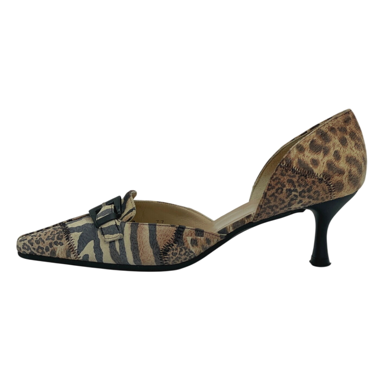 Escarpins Stuart Weitzman à imprimé animal, EU 37, multicolore