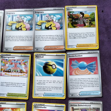 Pokémon Trainer Karten 