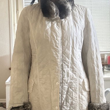Jacke wendbar, mit Echtfell
