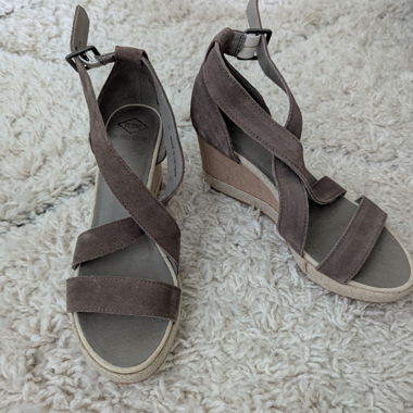 Sandali con zeppa Palladium