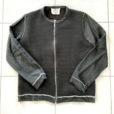 Leichter schwarzer Blouson aus Strick von Flore Jeans