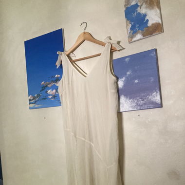 Cream dress