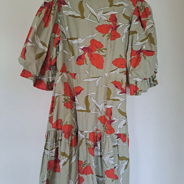 Y.A.S Floral tie around dress