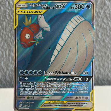 Carte Pokémon magicarp et Wailord GX