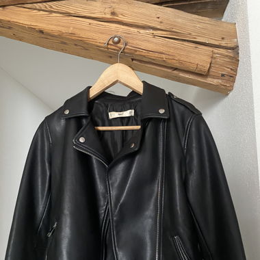 MANGO Lederjacke
