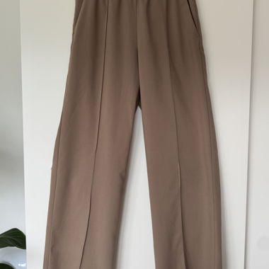 H&M Braune Damenhose mit weitem Bein