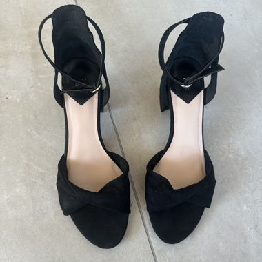 Black Heeled Sandals