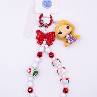 FUNKO POP Holiday Keychain Phone Charm RAPUNZEL