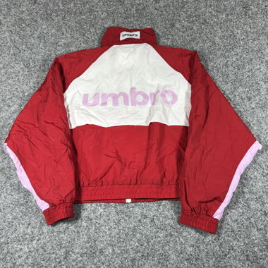 Coupe-vent Umbro rouge et blanc