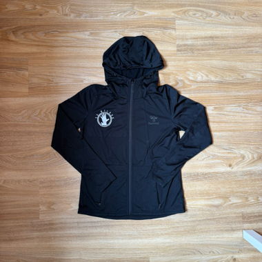 Giacca sportiva Hummel nera con cappuccio