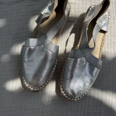 metallic Espadrilles