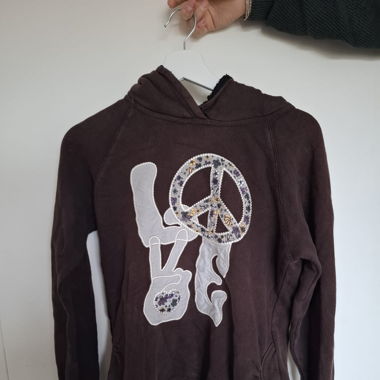 Brauner Hoddie