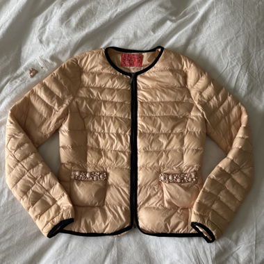 Leichte Daunenjacke Lachs