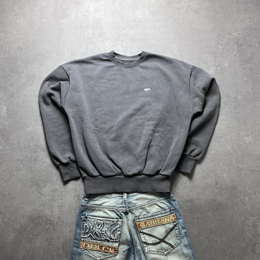 Vintage Pashanim Basic Crewneck 6pm Grey S