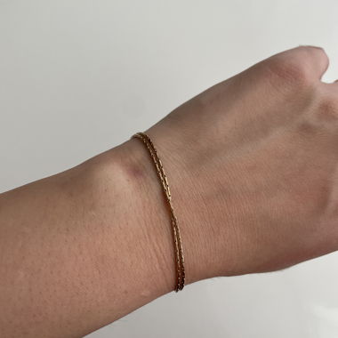 Goldfarbener Damen-Armband