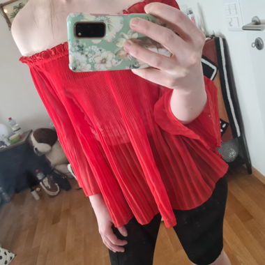 Top Zara Rosso S