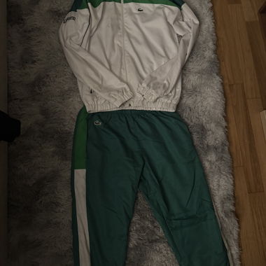Lacoste Tracksuit Green/White