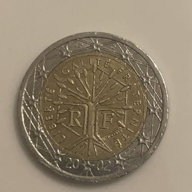 2 Euro Münze Frankreich 2002
