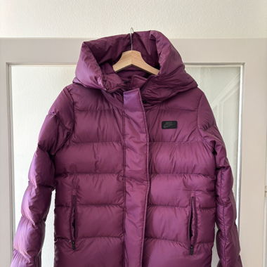 Piumino Nike melanzana