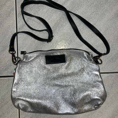 Silver mini bag 