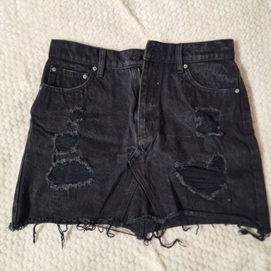 Jupe en jeans noire 