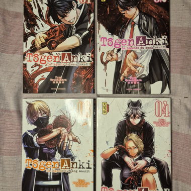 Mangas Tôgen Anki Tomes 1 à 4