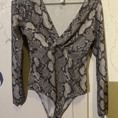 Body con stampa serpente