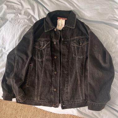 Acne Studios Schwarze Denimjacke