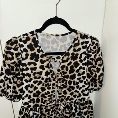 Animal print blouse